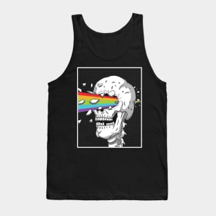 Rainbow Skull Blast Tank Top